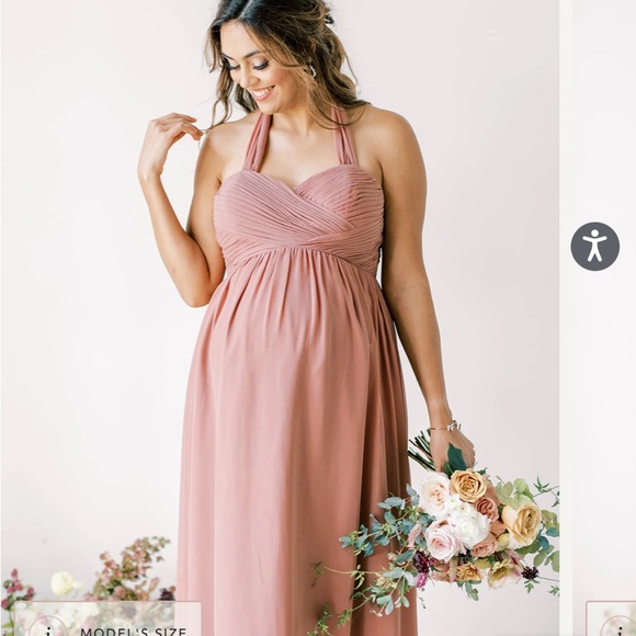 Brand NEW Sage Maternity Kennedy Chiffon Convertible Dress | Made to Order - Picture 4 of 14